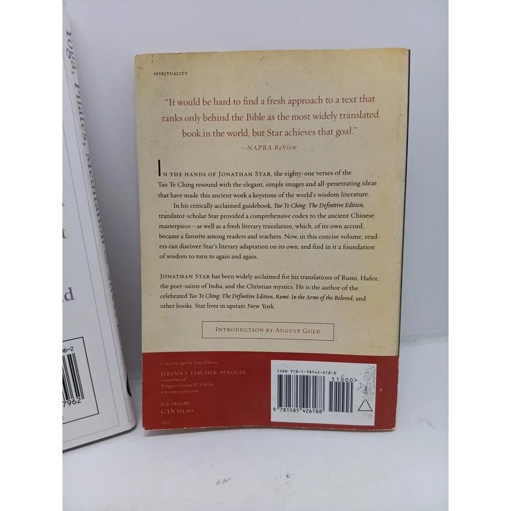 Pilates, Yoga, Meditation, And Stress Book 2 Book Lot With Tao Te Ching Book...